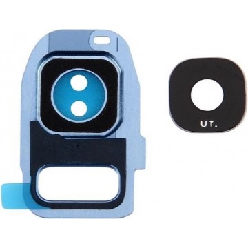 Camera lens cover Blauw met lens - geschikt voor de Samsung Galaxy S7 en S7 edge