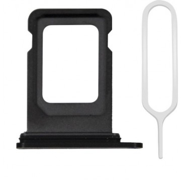 MMOBIEL Sim Tray Kaart Houder Slot voor iPhone 12 Mini - Zwart - 5.4 inch Incl Rubber Ring