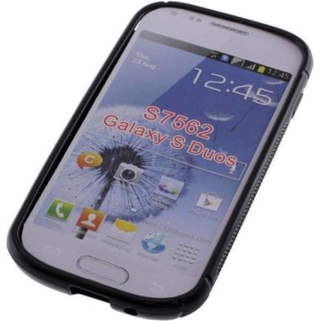 TPU Case Samsung Galaxy S Duos S7562- Zwart