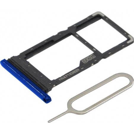 MMOBIEL Sim Tray Kaart Houder Nano Slot voor Motorola Moto G8 (Blauw)