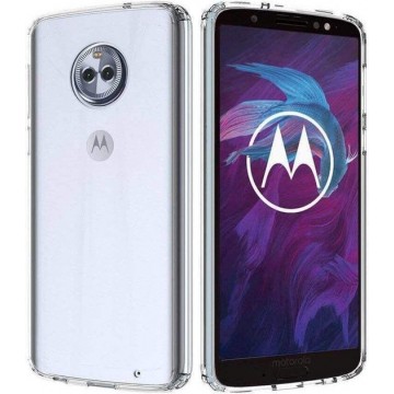 Hoesje CoolSkin3T Motorola Moto G6 Plus Transparant Wit