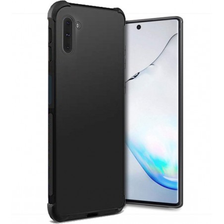 Samsung Galaxy Note 10 Hoesje - Anti Shock Hybrid Case - Zwart