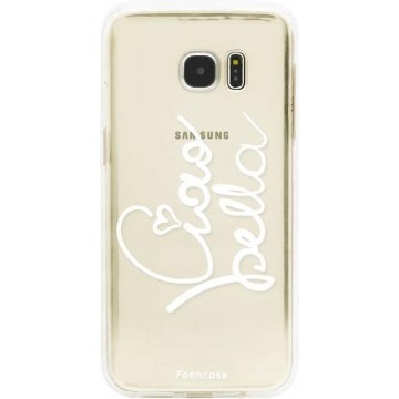 FOONCASE Samsung Galaxy S7 Edge hoesje TPU Soft Case - Back Cover - Ciao Bella!