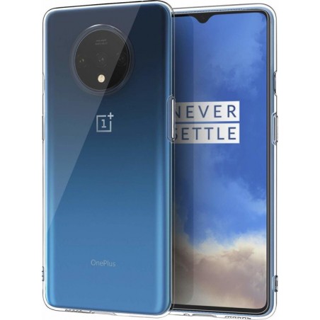 OnePlus 7T Hoesje TPU Back Cover - Transparant