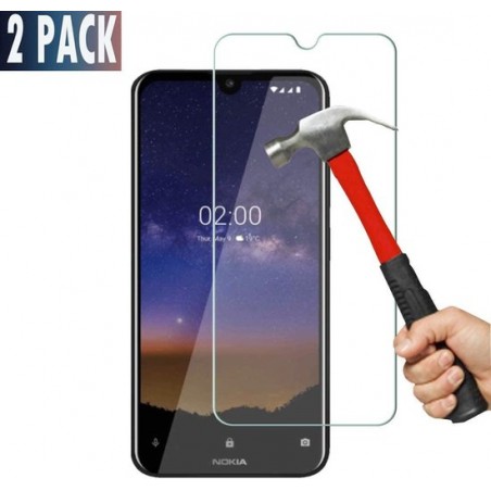 Nokia 2.2 Screenprotector Glas - Tempered Glass Screen Protector - 2x