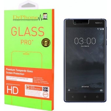 DrPhone Nokia 5 Glas - Glazen Screen protector - Tempered Glass 2.5D 9H (0.26mm)