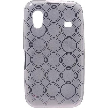 TPU Case Samsung Galaxy Ace S5830 Circle Pattern White