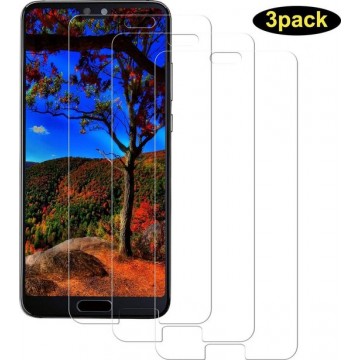 Huawei P20 Screenprotector Glas - Tempered Glass Screen Protector - 3x