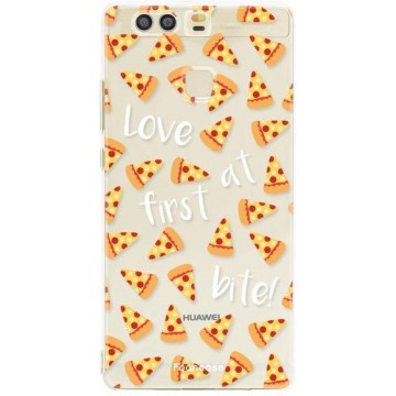 FOONCASE Huawei P9 hoesje TPU Soft Case - Back Cover - Pizza / Food