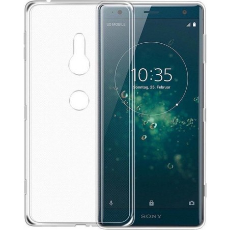 Hoesje CoolSkin3T TPU Case voor Sony Xperia XZ 2 Transparant Wit