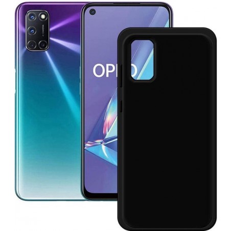 OPPO A92 silicone hoesje zwart