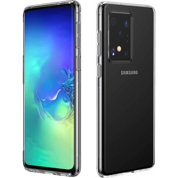 samsung s20 ultra hoesje transparant - Samsung Galaxy S20 Ultra Siliconen Hoesje Case Cover Doorzichtig