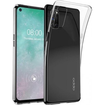 OPPO A92 silicone hoesje transparant