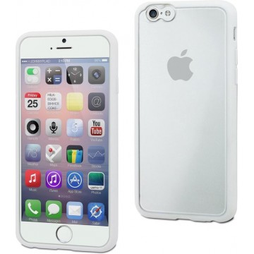 muvit iPhone 6+ MyFrame Case - Wit/Transparant