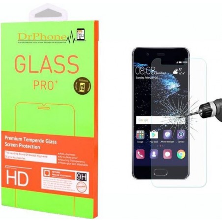 DrPhone Huawei P10 Lite Glas - Glazen Screen protector - Tempered Glass 2.5D 9H (0.26mm)