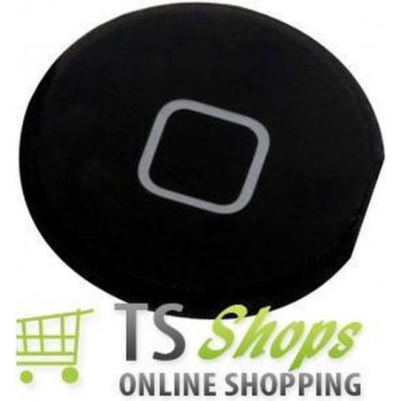 Home Button Black/Zwart voor Apple iPad 2, 3, 4