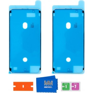 MMOBIEL 2x Waterdichte Stickers voor iPhone 8 Plus (Wit)