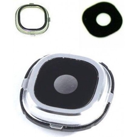 Camera lens cover - zilver - geschikt voor de Samsung S4
