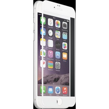 AVANCA Gebogen Beschermglas iPhone 6 White - Screen Protector - Tempered Glass - Gehard Glas - Curved Glass - Protectie glas
