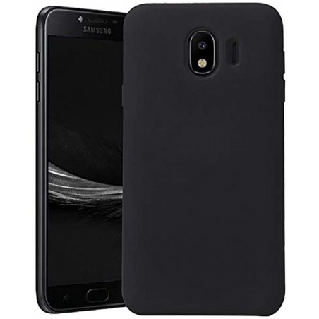 Samsung Galaxy J2 Pro Hoesje - Siliconen Back Cover - Zwart