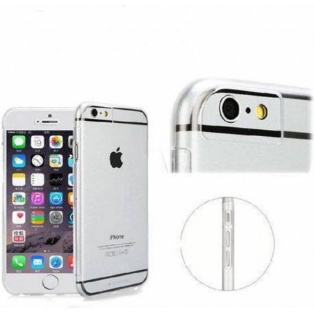 "Apple iPhone 6 4,7" Ultra 0,3mm Siliconen Gel TPU Hoesje/ Case/ Cover Transparant Naked Skin"