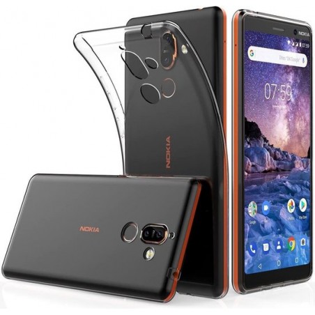 Nokia 8.1 silicone hoesje transparant