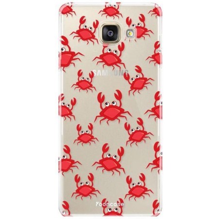 FOONCASE Samsung Galaxy A3 2016 hoesje TPU Soft Case - Back Cover - Crabs / Krabbetjes / Krabben