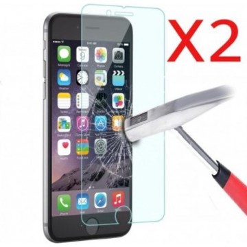 2x Screenprotector Geschikt voor Apple iPhone 5/5s/5c/SE- Tempered Glass Screenprotector