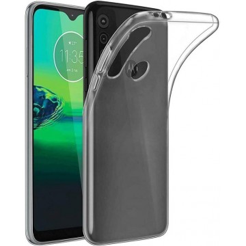 Motorola Moto G8 Play - Silicone Hoesje - Transparant