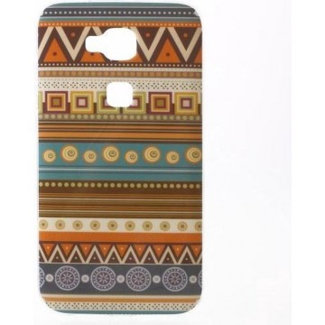 Huawei G8 - hoes cover case - TPU - Tribal