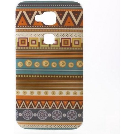 Huawei G8 - hoes cover case - TPU - Tribal