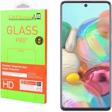 DrPhone Samsung S10 Lite / A91 Glas - Glazen Screen protector - Tempered Glass 2.5D 9H (0.26mm)