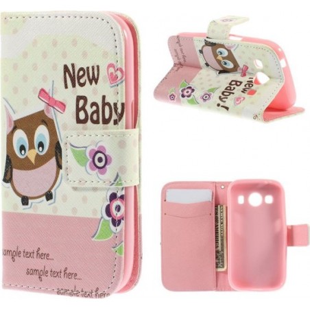 Samsung Galaxy Ace 4 Hoesje Baby Uil (G357-FZ)