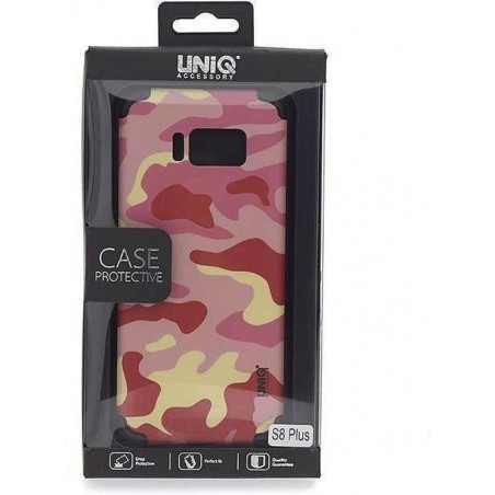 UNIQ Accessory Galaxy S8 Plus Hard Case Backcover Legerprint - Rood (G955F)