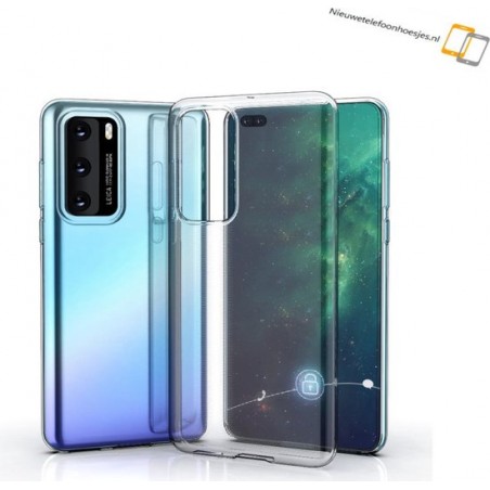 Nieuwetelefoonhoesjes.nl / Huawei P40 Transparant siliconen hoesje