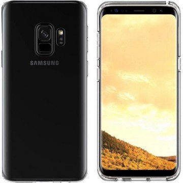 Colorfone PREMIUM CoolSkin3T Siliconen / Gel / TPU / Softcase / Hoesje / Cover / Case voor de Samsung Galaxy S9+ Transparant Wit