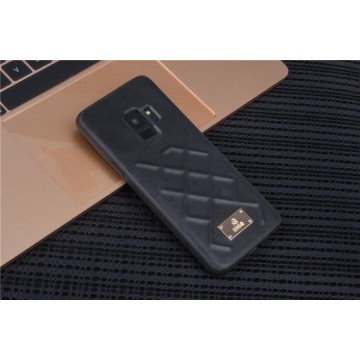 UNIQ Accessory Galaxy S9 Kunstleer Hard Case Back cover - Zwart (G960)