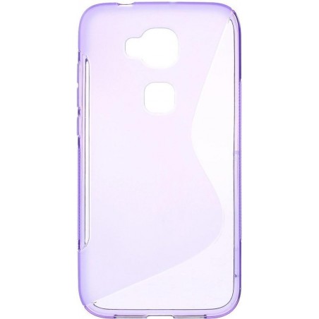 Huawei G8 TPU Case S-Shape Paars