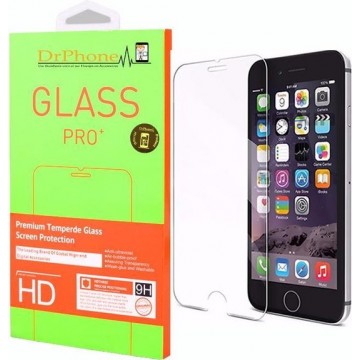 DrPhone iPhone 7 Plus / iPhone 8 Plus Glas - Glazen Screen protector - Tempered Glass 2.5D 9H (0.26mm)