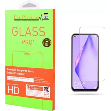 DrPhone Huawei P40 Lite Glas - Glazen Screen protector - Tempered Glass 2.5D 9H (0.26mm)