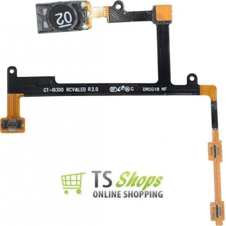 Earpiece Speaker Flex Cable Volume Button voor Samsung Galaxy S3 i9300 i9305