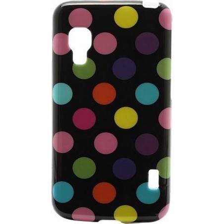 TPU Case LG Optimus L5 II Dual E455 Polka Dots Kleurrijk