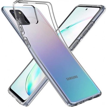 MMOBIEL Siliconen TPU Beschermhoes Voor Samsung Galaxy Note 10 Lite N770 6.7 inch 2020 Transparant - Ultradun Back Cover Case