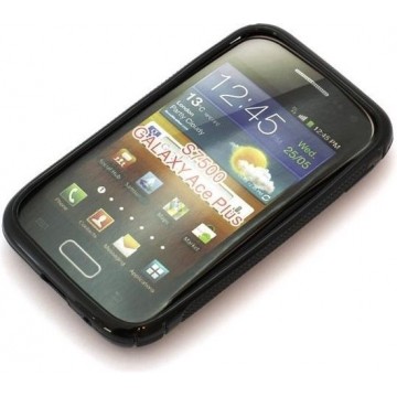 TPU Case Samsung Galaxy Ace Plus S7500 Zwart