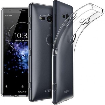 Sony XZ2 Compact Hoesje - Siliconen Back Cover - Transparant