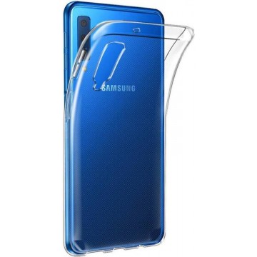 Coolskin3T Backcover Hoesje voor Samsung Galaxy A7 2018 Transparant Wit