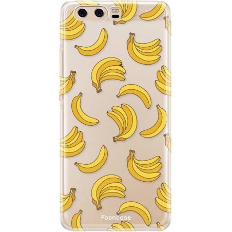 FOONCASE Huawei P10 hoesje TPU Soft Case - Back Cover - Bananas / Banaan / Bananen