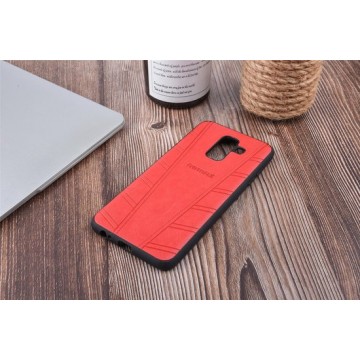 Backcover hoesje voor Samsung Galaxy A6+ (2018) - Rood (A6 Plus 2018)