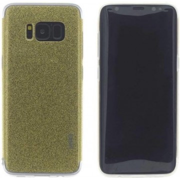 UNIQ Accessory Galaxy S8 Plus Back Cover hoesje glitter - Goud (G955F)