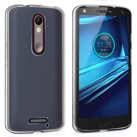 Hoesje CoolSkin3T TPU Case voor de Motorola Moto X Force Transparant Wit